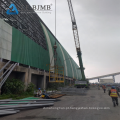 Grande estrutura de aço da estrutura da estrutura do telhado Planta térmica Projeto de bunker de carvão seco